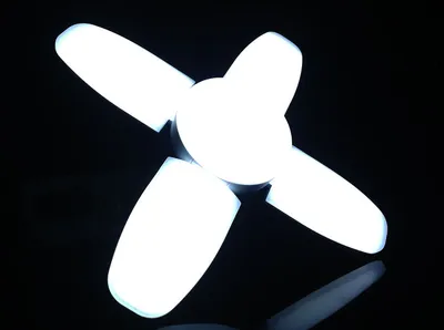مصباح تشوه LED قابل للطي لإضاءة الكراج