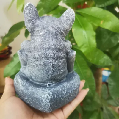 Dog Welcome Words Watch Dog Resin Crafts Decoration Courtyard Decoration Micro Landscape