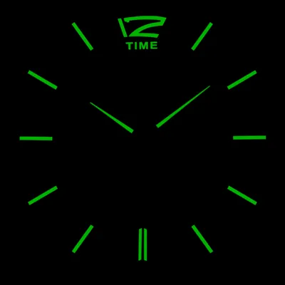 Luminous Wall Clock Creative DIY Home Decoration
