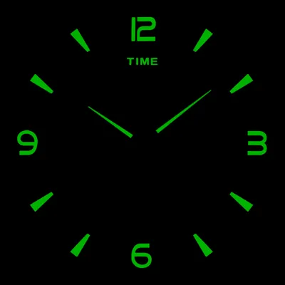 Luminous Wall Clock Creative DIY Home Decoration