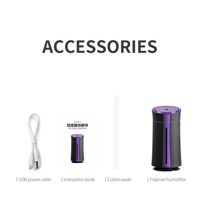جهاز ترطيب هواء صغير يعمل بمنفذ USB للمكتب المنزلي