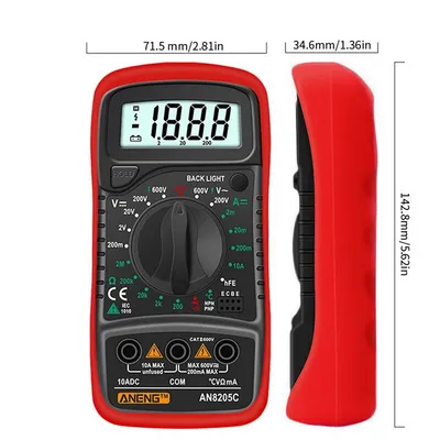 Portable high-precision digital display universal strap