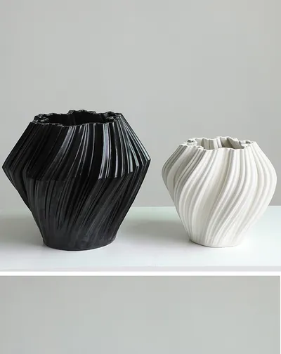 Art Vase Decoration Home Ceramic Craft Vase Decoration Soft