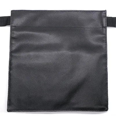 The crew carried diagonally heeled belt bags