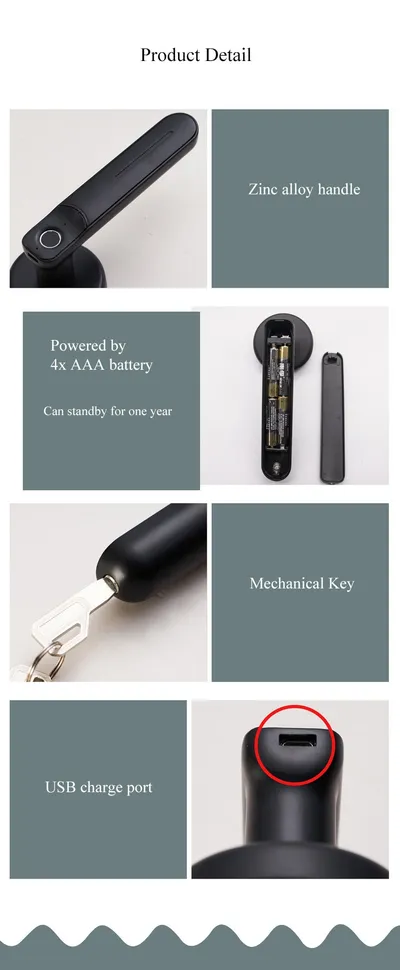 Smart fingerprint password induction lock