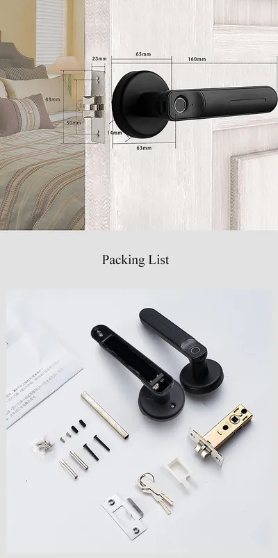 Smart fingerprint password induction lock