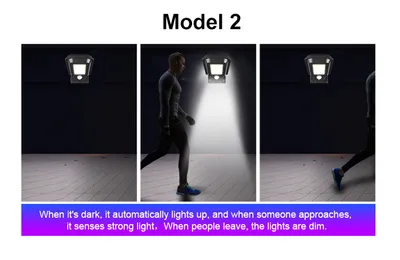 Solar lamp human body induction wall lamp