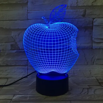 3D Fruit Colorful Night Light