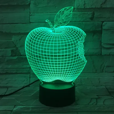 3D Fruit Colorful Night Light