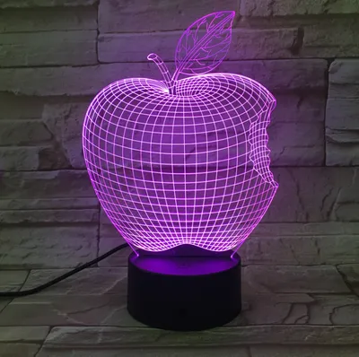 3D Fruit Colorful Night Light