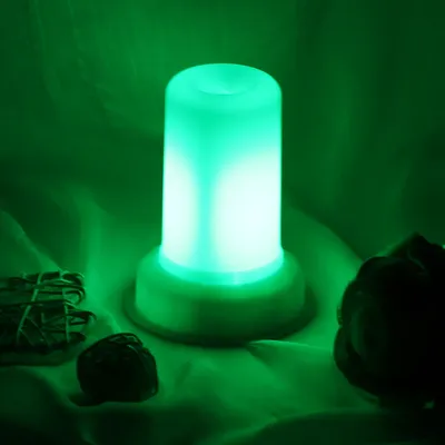 ضوء اللهب بتقنية LED