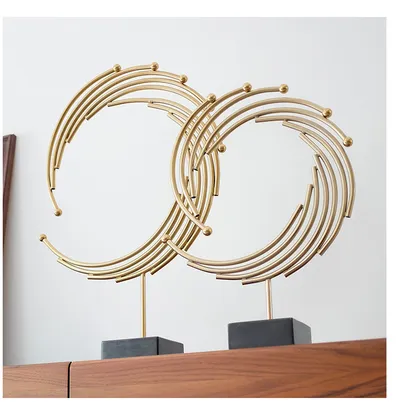 European Style Living Room Metal Craft Decoration Ornaments