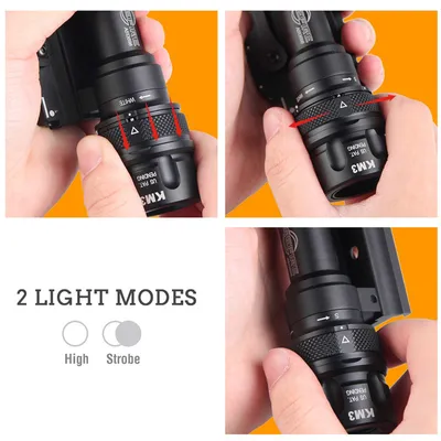 M952V Outdoor LED lighting Strong Light Tactical flashlight