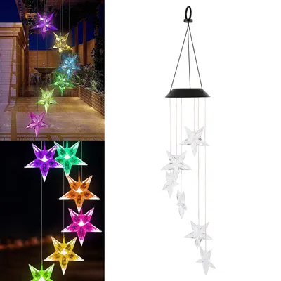 Solar wind chime solar lamp