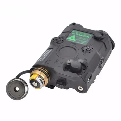 Full-featured LED white light + green laser indicator with IR lens