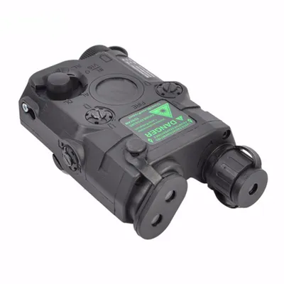 Full-featured LED white light + green laser indicator with IR lens