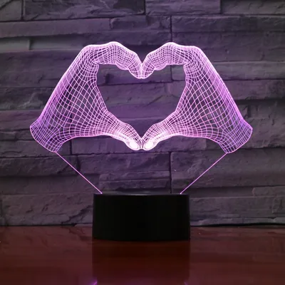A variety of colorful LED night lights