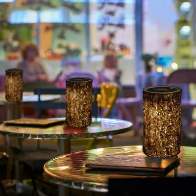 مصباح زخرفي خارجي مقاوم للماء بضوء LED بنظام LED