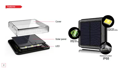 Solar outdoor garden light