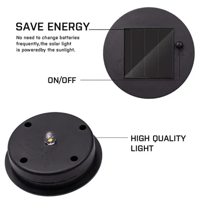 مصباح زخرفي خارجي مقاوم للماء بضوء LED بنظام LED