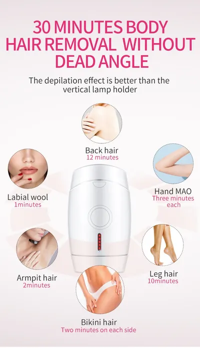 Home laser hair removal instrument