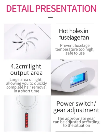 Home laser hair removal instrument