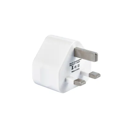 Compatible with Apple, Portable UK plug home wall charger travel adaptor 1 2 3 USB port charger for iphone charger original