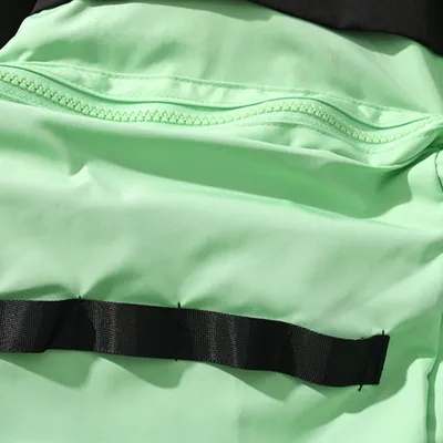 All-Match Multi-Pocket Tooling Tide Brand Color Matching Casual Hooded Jacket