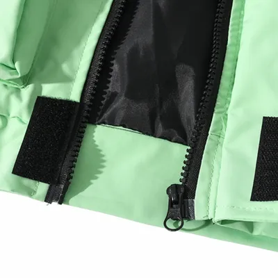 All-Match Multi-Pocket Tooling Tide Brand Color Matching Casual Hooded Jacket