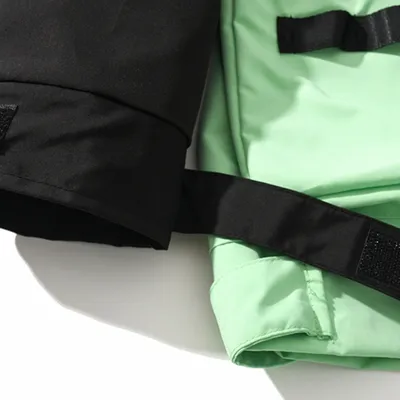 All-Match Multi-Pocket Tooling Tide Brand Color Matching Casual Hooded Jacket