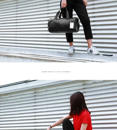 Men's and women's shoes sports fitness bag