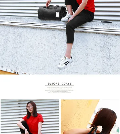 Men's and women's shoes sports fitness bag
