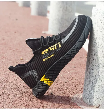 Fly textured labor shoes men