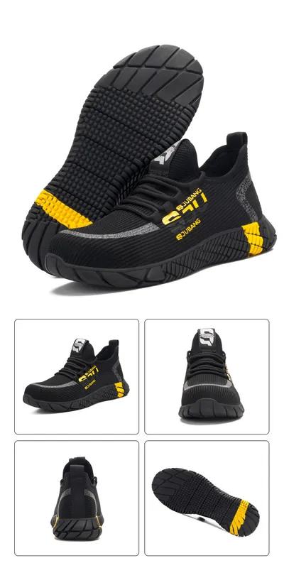 Fly textured labor shoes men