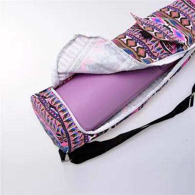 Portable yoga mat canvas bag