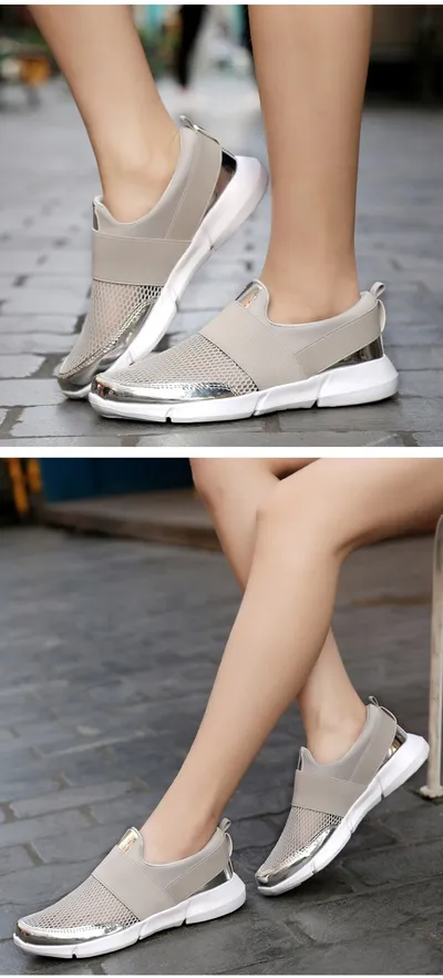Breathable mesh casual women's shoes