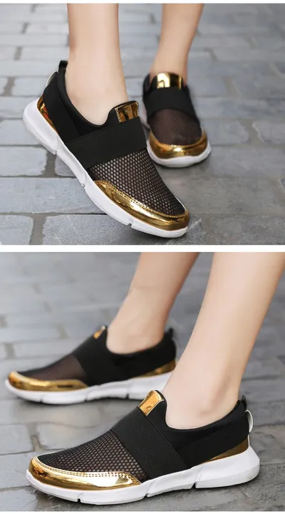Breathable mesh casual women's shoes