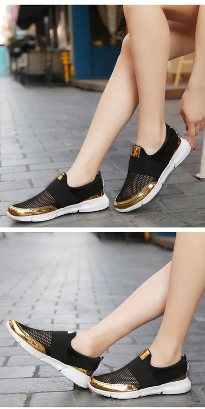 Breathable mesh casual women's shoes