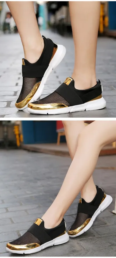 Breathable mesh casual women's shoes