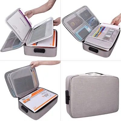 Multi-layer document storage bag