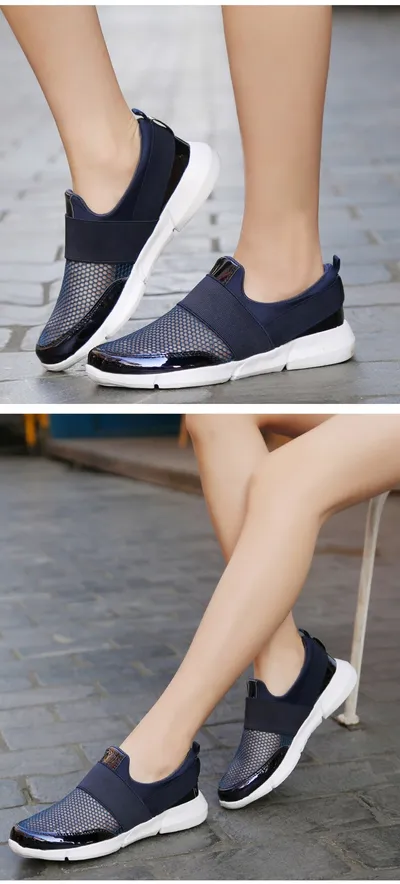 Breathable mesh casual women's shoes