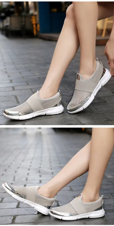 Breathable mesh casual women's shoes
