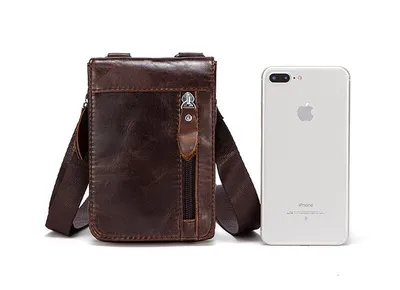 Men wear small belt bag