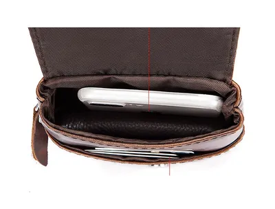 Men wear small belt bag