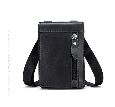 Men wear small belt bag