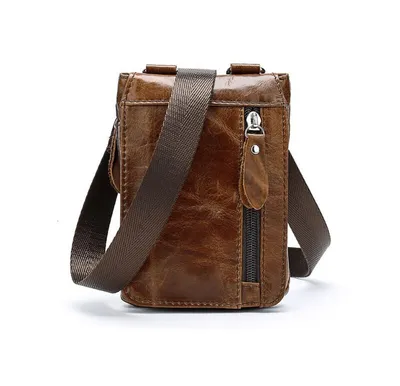 Men wear small belt bag