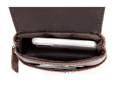 Men wear small belt bag
