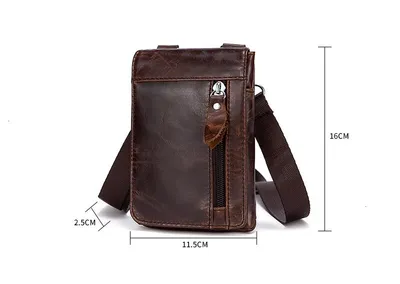 Men wear small belt bag
