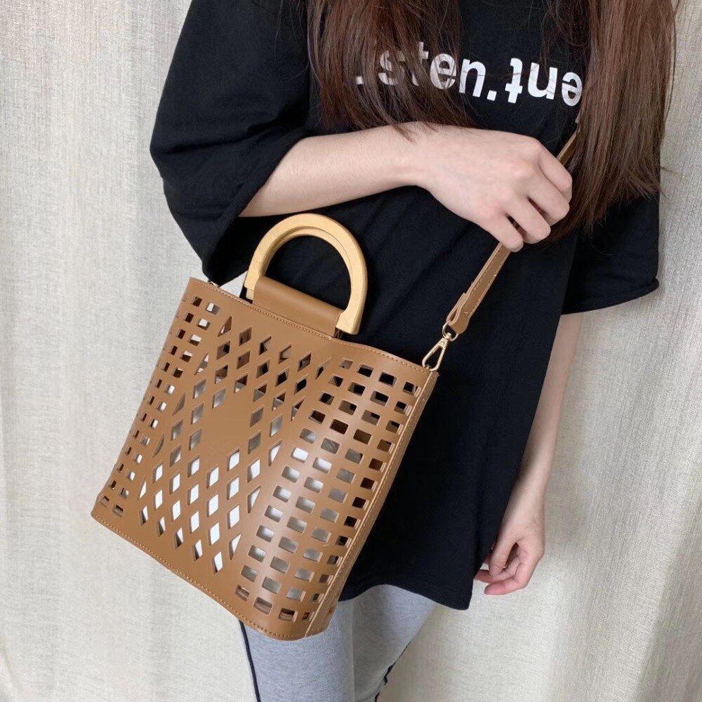 Casual handbag hollow shoulder bag