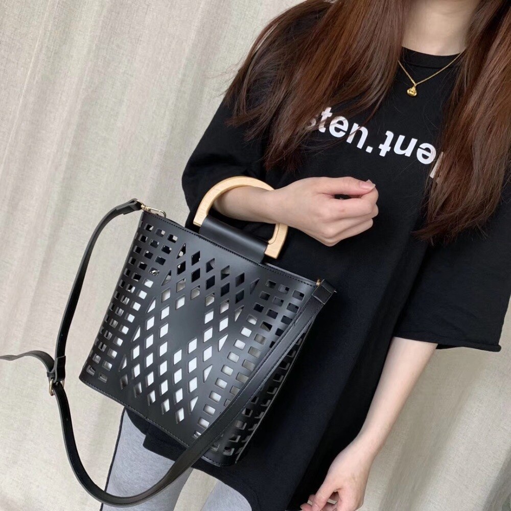 Casual handbag hollow shoulder bag